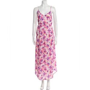 LoveShackFancy Pink Floral Maxi Dress